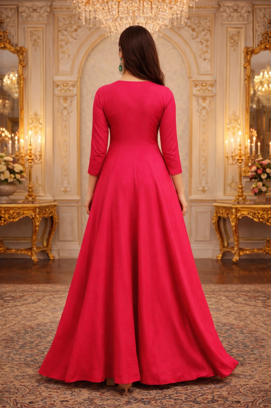 Vasundhara Pink Angrakha